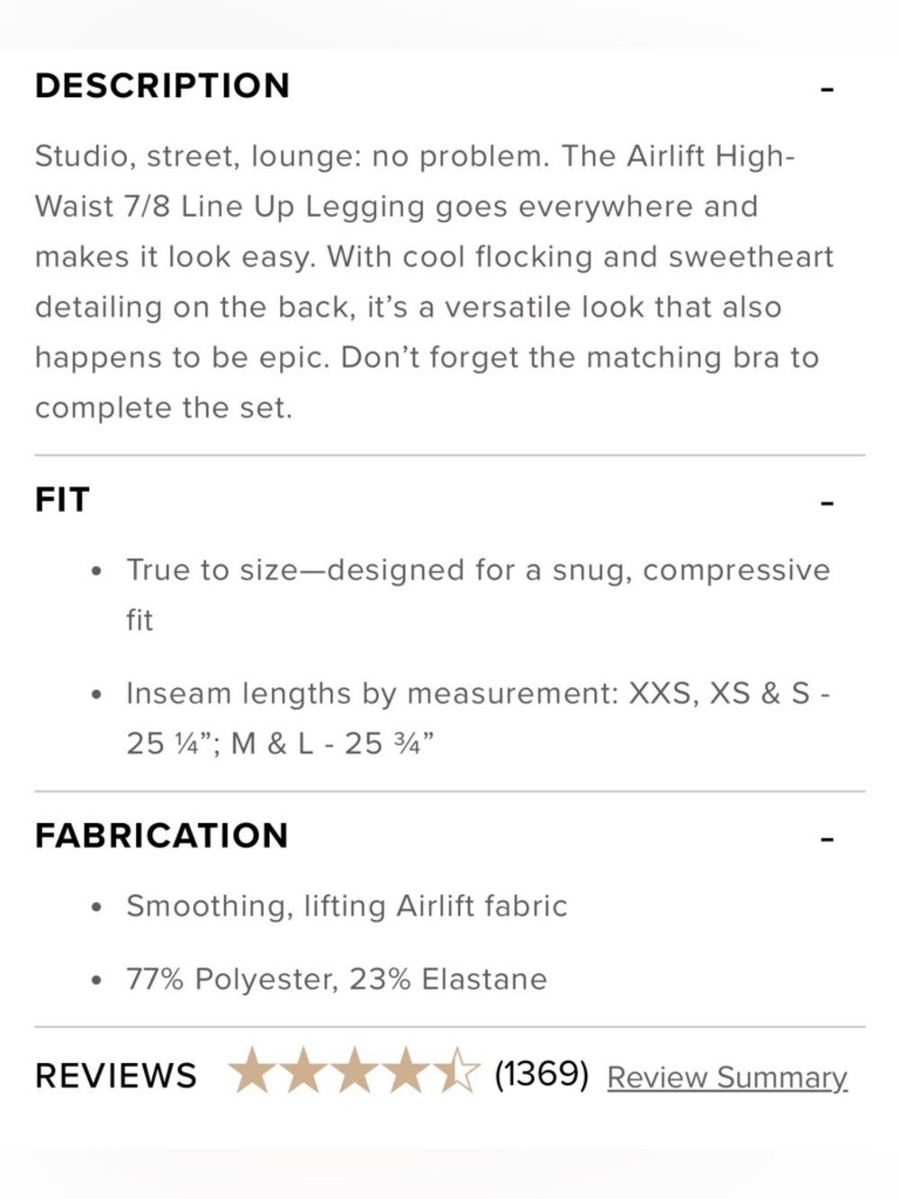 ALO Yoga Airlift High-Waist 7/8 Line Up Legging in Gravel - Picture 5 of 5